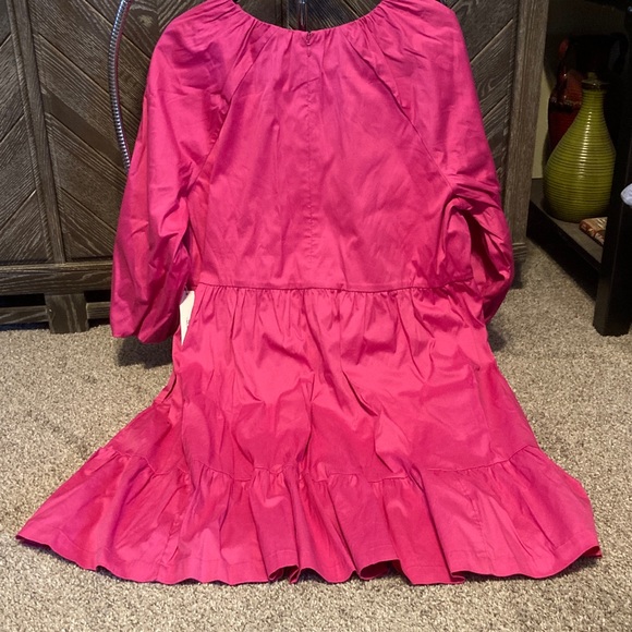 Chico's bahamian Pink short Dress with balloon sleeves, NWT - Picture 7 of 9